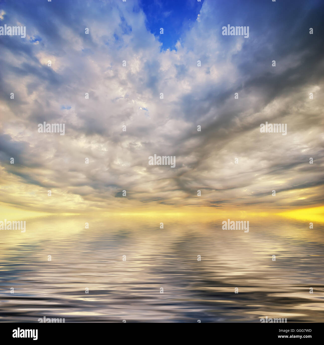 Bellissimo paesaggio marino sfondo. Elemento di design Foto Stock