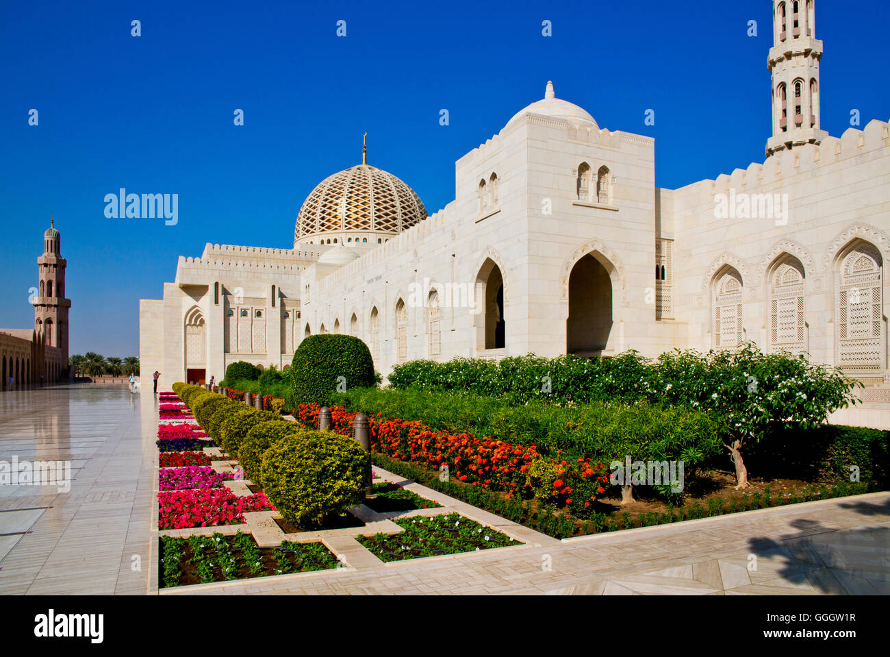 Geografia / viaggi, Oman, il sultanato di Oman, Muscat Sultan Qaboos Grande Moschea, Additional-Rights-Clearance-Info-Not-Available Foto Stock