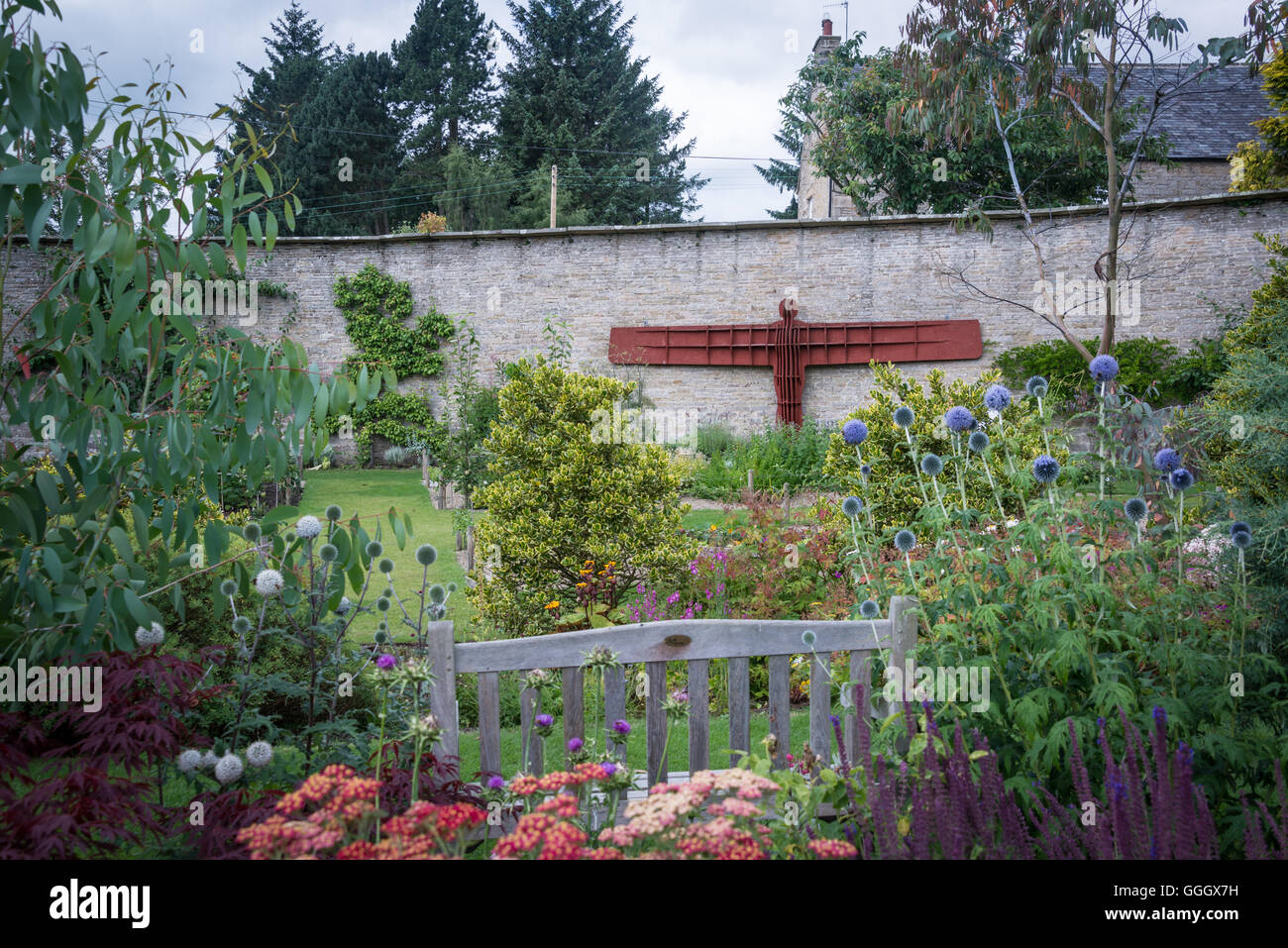 Eggleston Hall Gardens Foto Stock