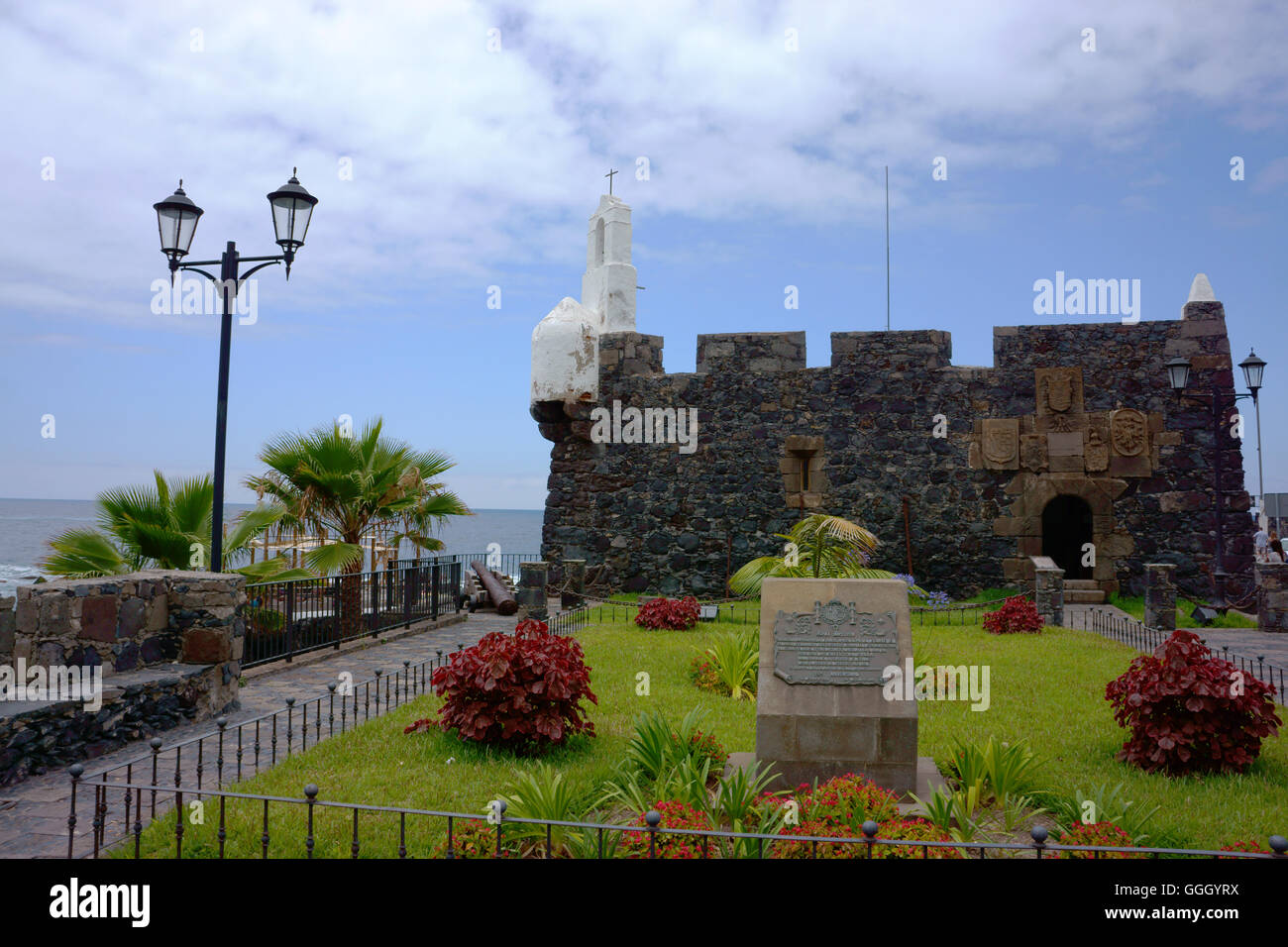 Castillo de San Miguel, castello, Garachico, Isola di Teneriffe, Isole canarie, Spagna Foto Stock