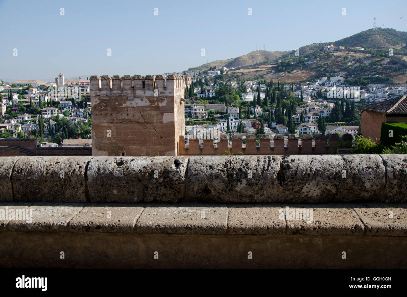 Vista della città Foto Stock