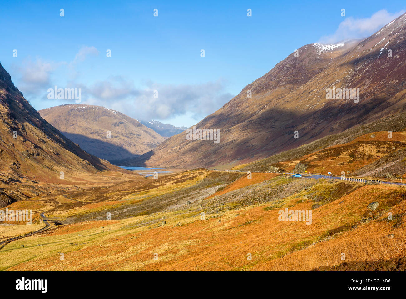 Glen Coe, Highlands, Scotland, Regno Unito, Europa. Foto Stock