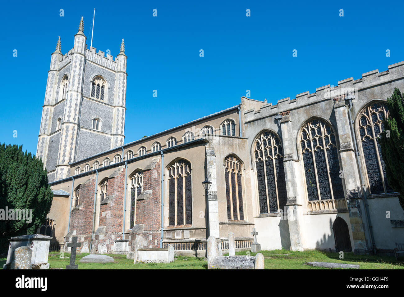 Dedham e chiesa parrocchiale, Essex, Regno Unito Foto Stock
