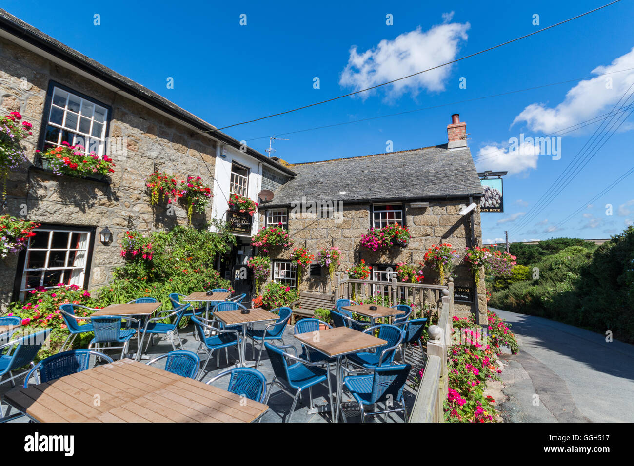 Logan Rock Inn a Treen Cornovaglia Foto Stock