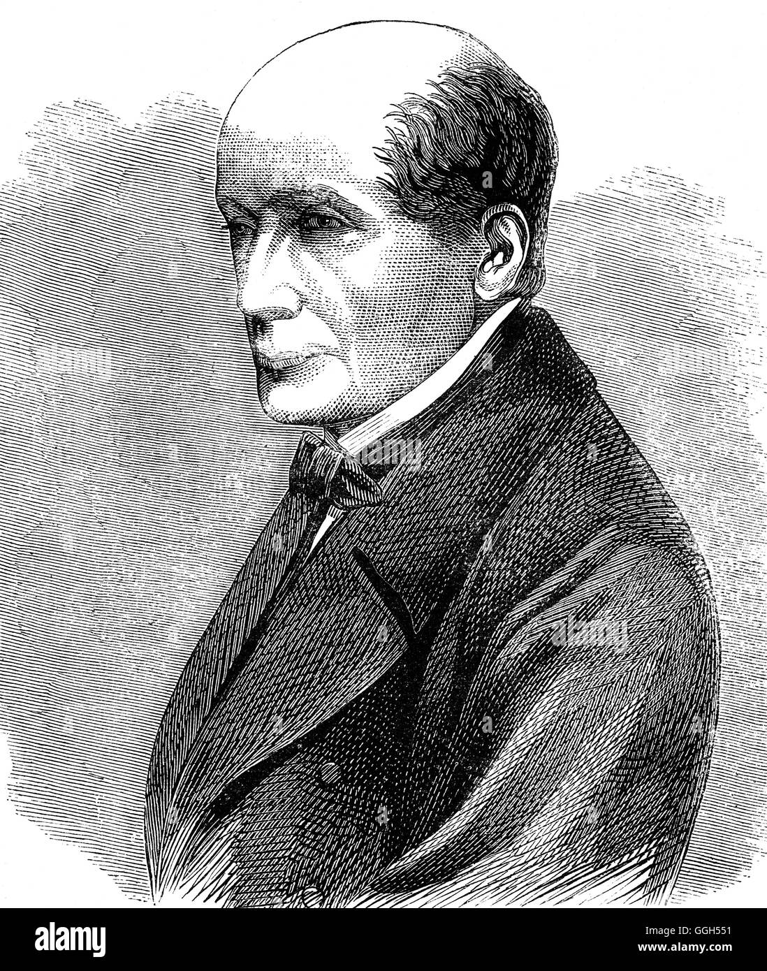 Sir James Kay-Shuttleworth Phillips, 1° Baronet (1804 - 1877) era un politico britannico e educationist. Egli ha preso conoscenza delle condizioni dei poveri nel Lancashire distretti di fabbrica, che ha portato alla sua nomina nel 1835 come legge povero Commissario nel Norfolk e nel Suffolk e successivamente nei distretti di Londra. Foto Stock