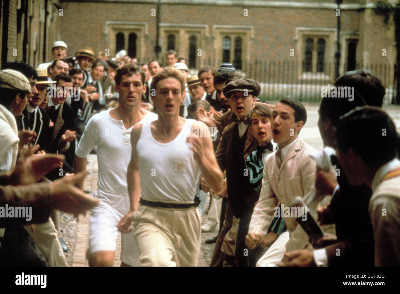 DIE STUNDE DES SIEGERS / carri di fuoco GB 1981 / Hugh Hudson Szene mit NIGEL HAVERS (Lord Andrew Lindsay) und BEN CROSS (Harold M. Abrahams). Regie: Hugh Hudson aka. Carri di fuoco Foto Stock