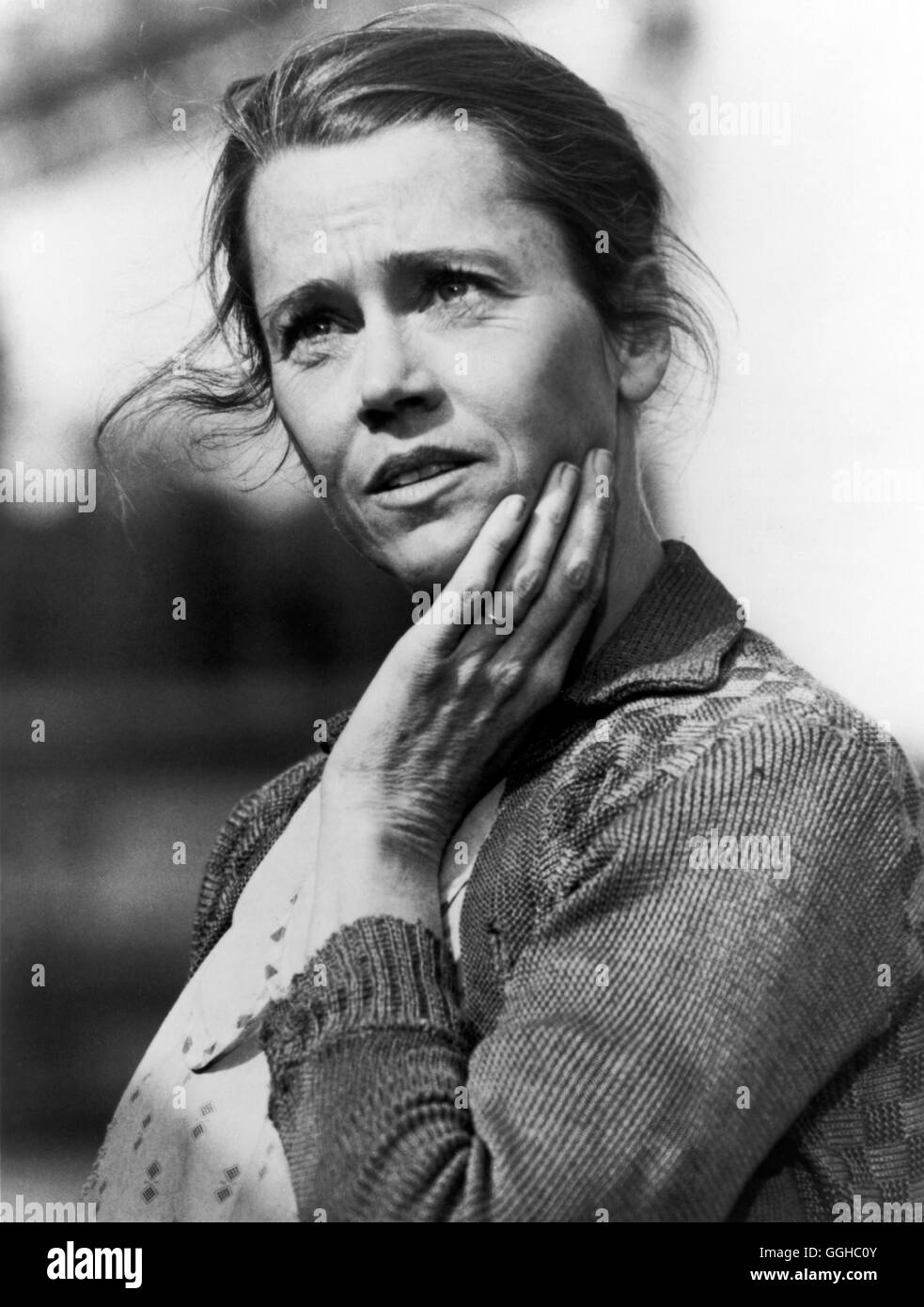 EIN TRAUM WIRD WAHR Schauspielerin Jane Fonda - Szene aus 'Dollmaker - Ein Traum wird wahr', USA 1984 - als Gertie Nevels. Foto Stock