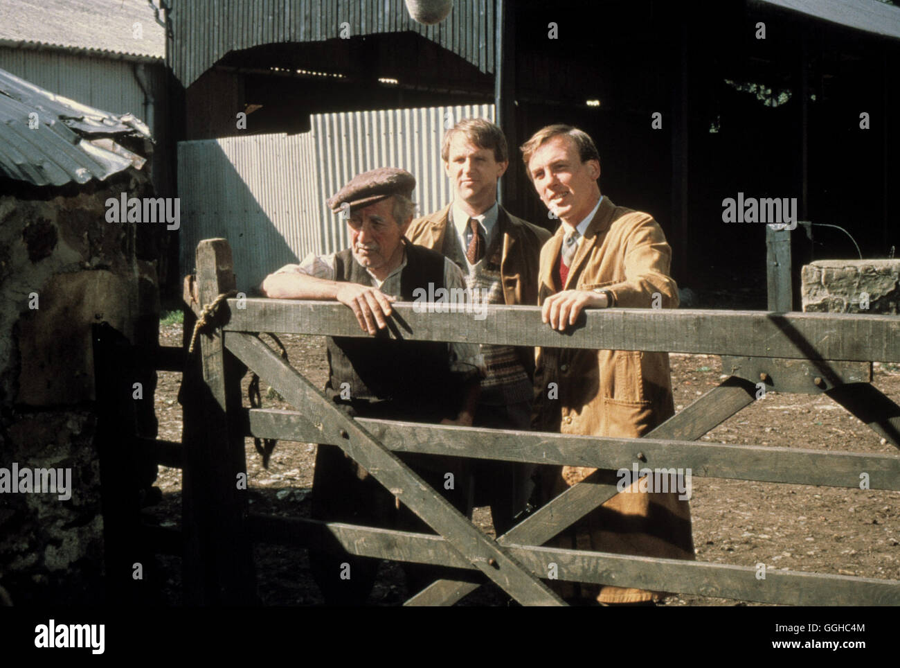 DER DOKTOR UND DAS LIEBE VIEH / tutte le creature grandi e piccole GB 1977 / Szene mit: N.N., PETER DAVISON (Tristan Farnon), CHRISTOPHER TIMOTHY (James Herriot) aka. Tutte le creature grandi e piccole Foto Stock