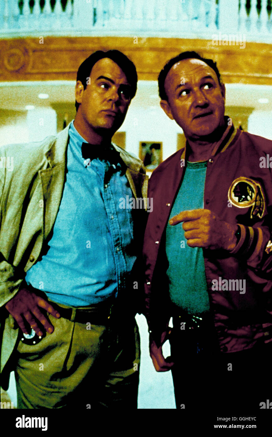 DER HARTE UND DER ZARTE / Mine Vaganti USA 1990 / Bob Clark Szene mit Ellis (Dan Aykroyd) und Mac (Gene Hackman). Regie: Bob Clark aka. Mine Vaganti Foto Stock