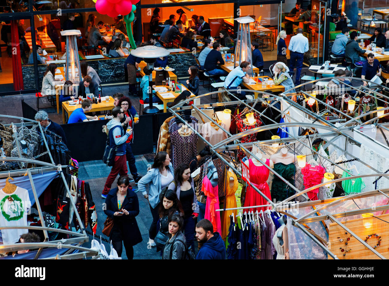 Spitalfields Market, London, England, Regno Unito Foto Stock