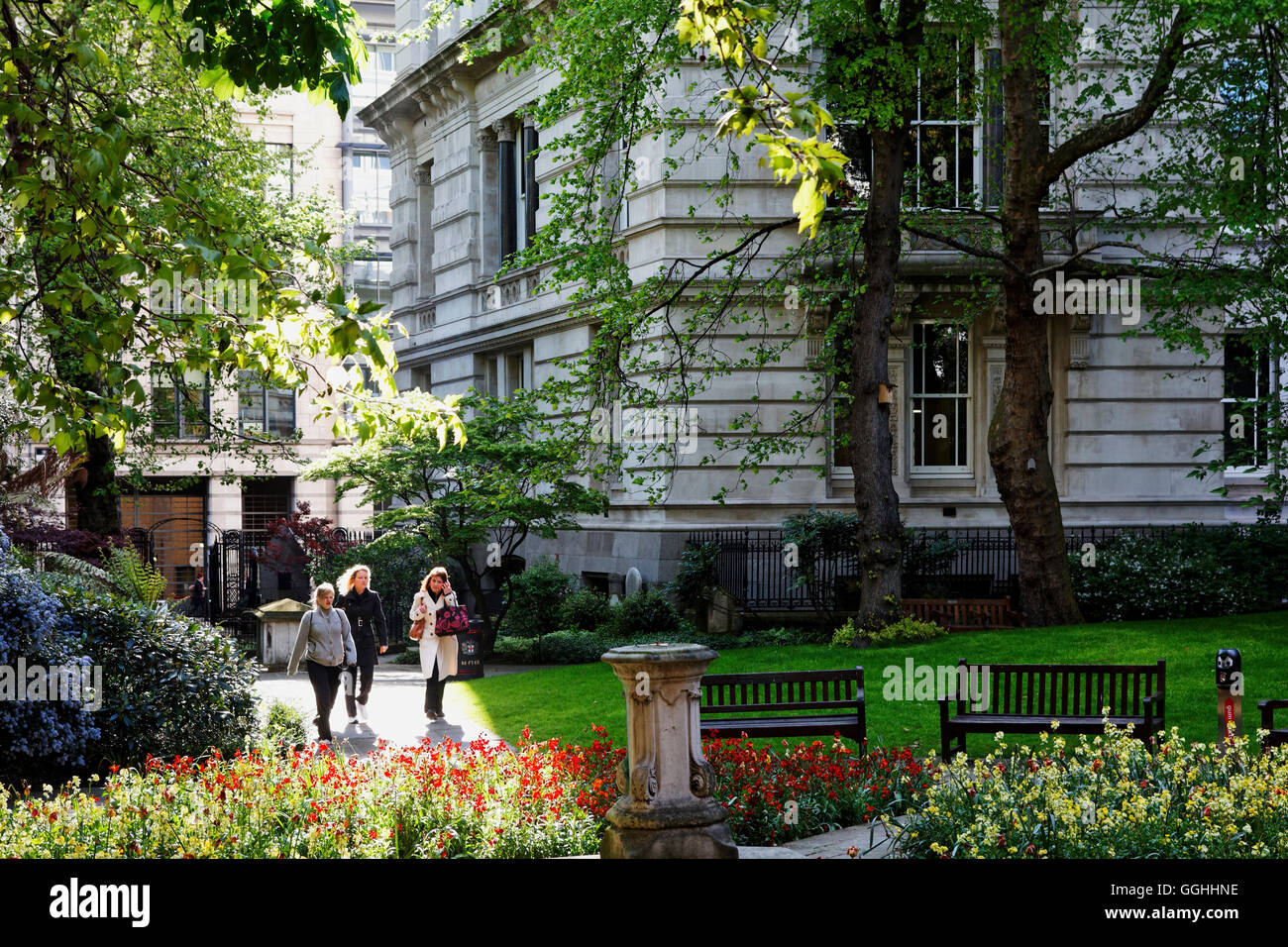 Portalettere, Park City di Londra, Inghilterra, Regno Unito Foto Stock