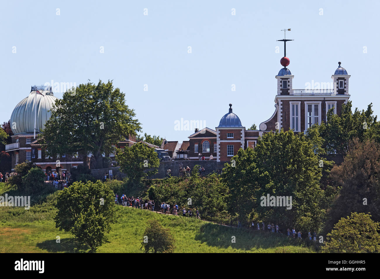 Il Royal Observatory di Greenwich, London, England, Regno Unito Foto Stock