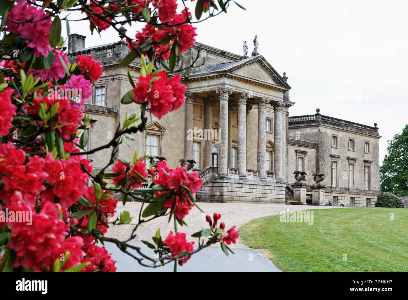 Stourhead House, Warminster, Wiltshire, Inghilterra, Gran Bretagna Foto Stock