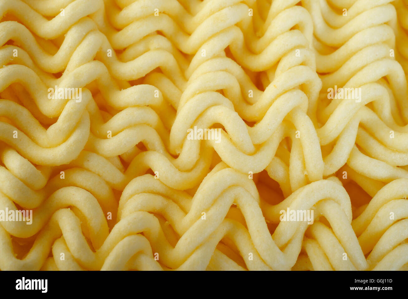 Tagliatelle istante sullo sfondo Foto Stock