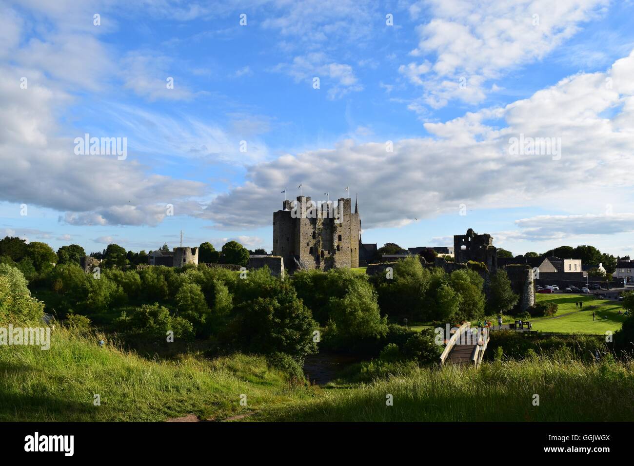 Castello di Trim, nella contea di Meath, Irlanda Foto Stock