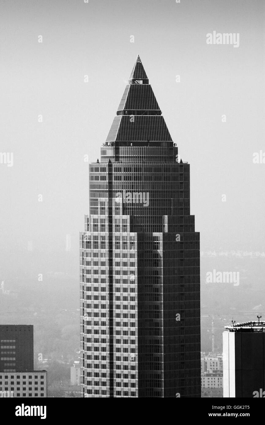 Commercio equo tower, Frankfurt am Main, Germania Foto Stock