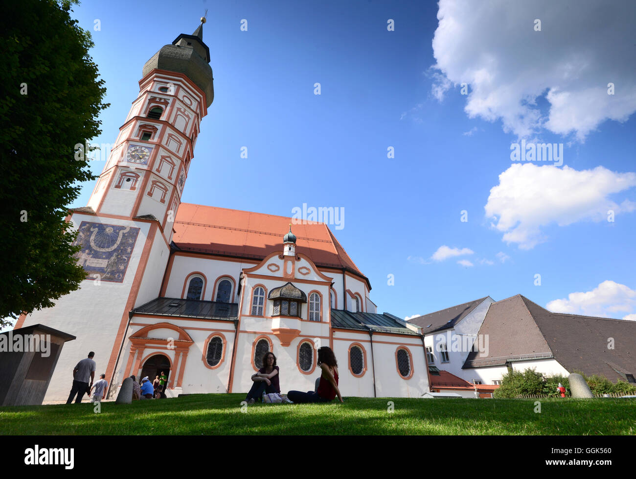 Andechs, Alta Baviera, Baviera, Germania Foto Stock