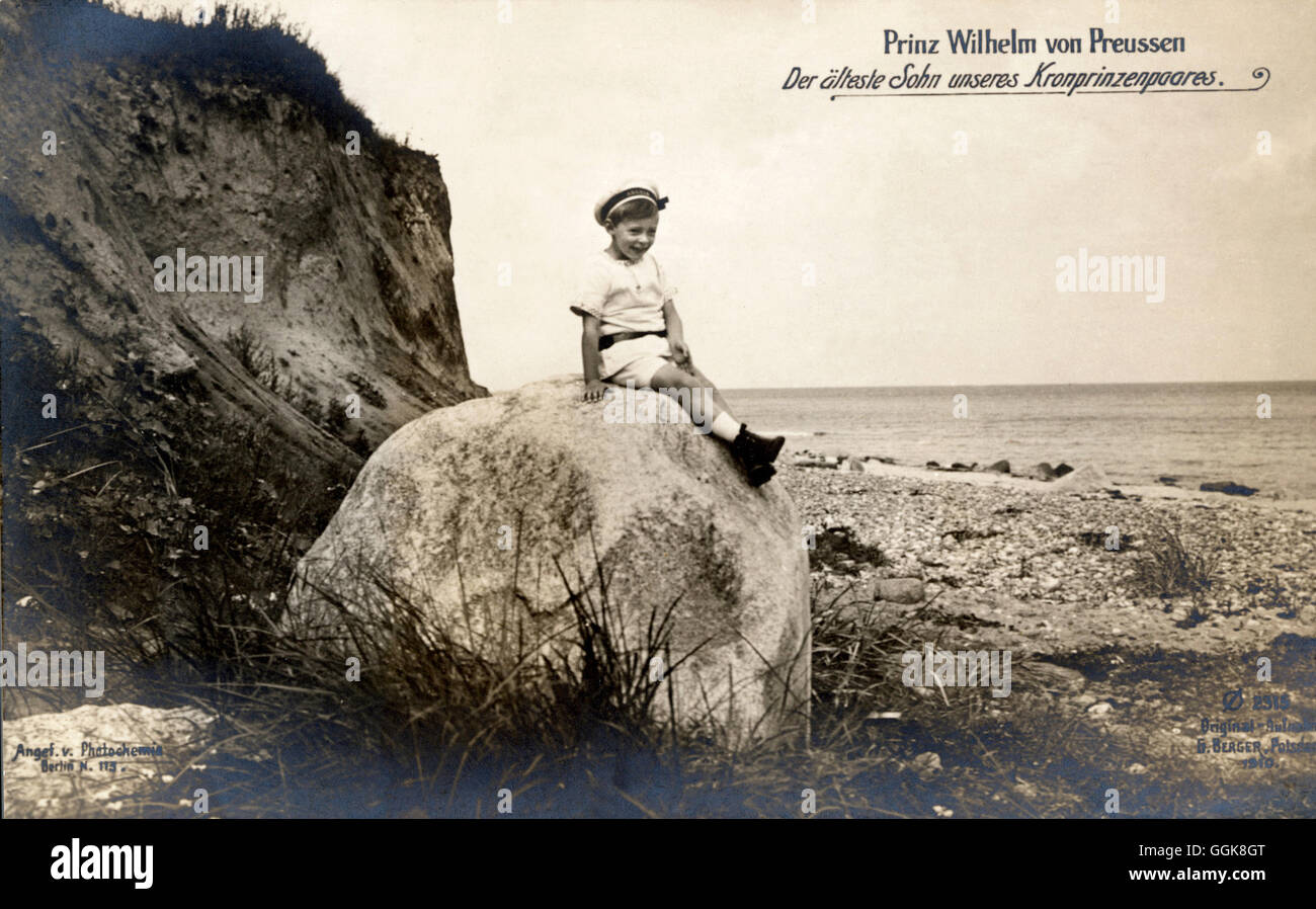 Prinz Wilhelm von Preußen - 1910 Preußen Foto Stock
