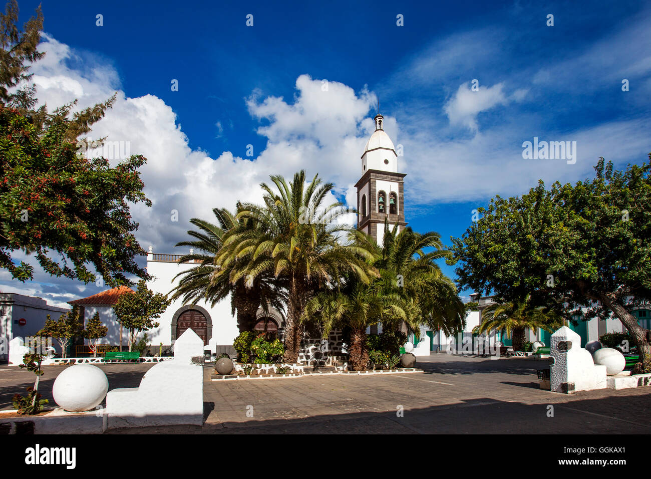 Chiesa di San Gines, Arrecife, Lanzarote, Isole Canarie, Spagna Foto Stock