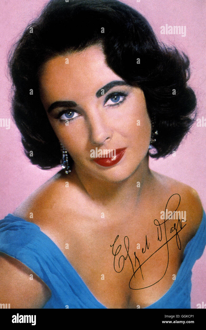ELIZABETH TAYLOR / Elizabeth Taylor, 60er Jahre. Foto Stock