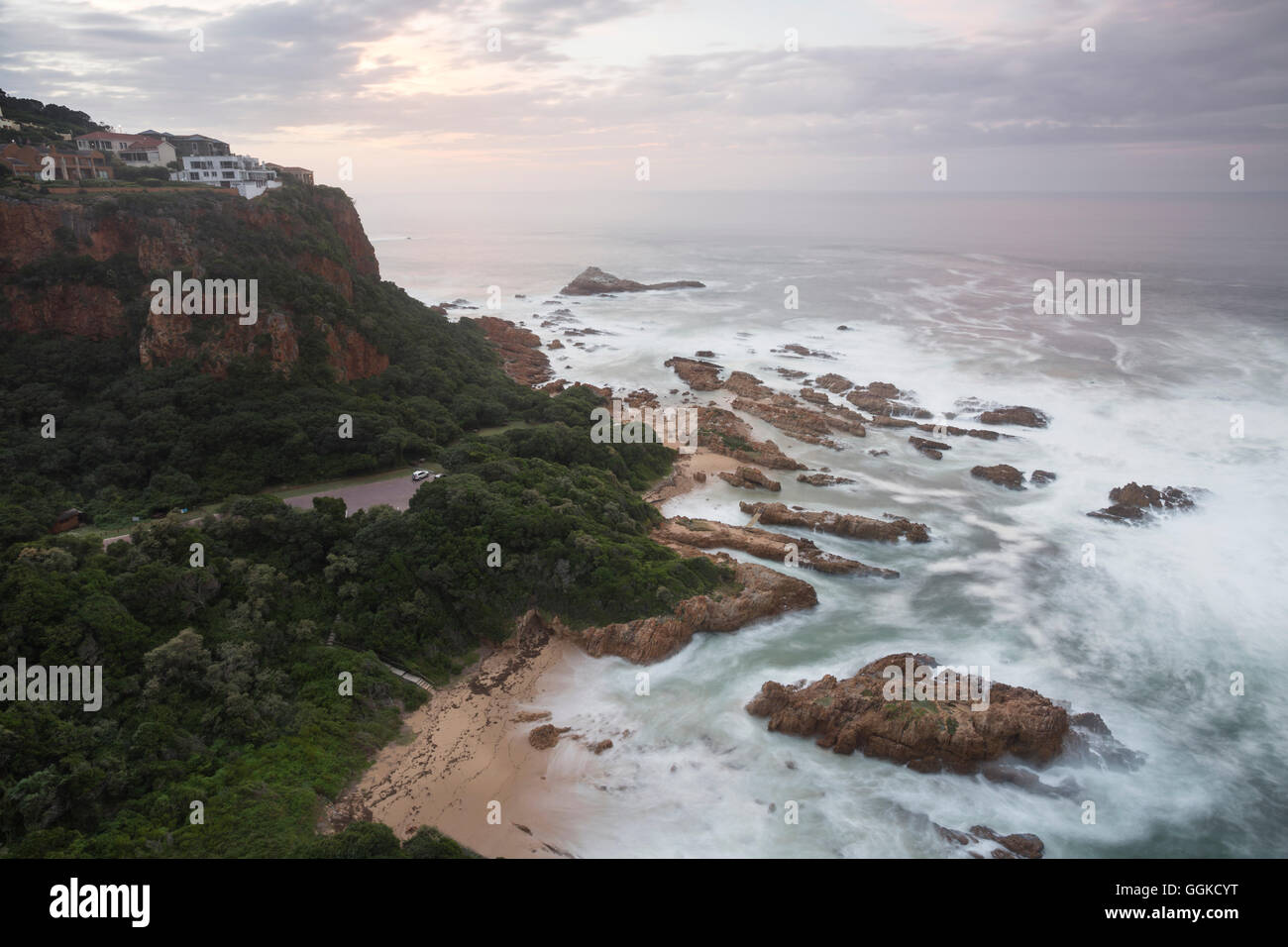 Le teste, Oceano Indiano, Knysna, Western Cape, Sud Africa Foto Stock