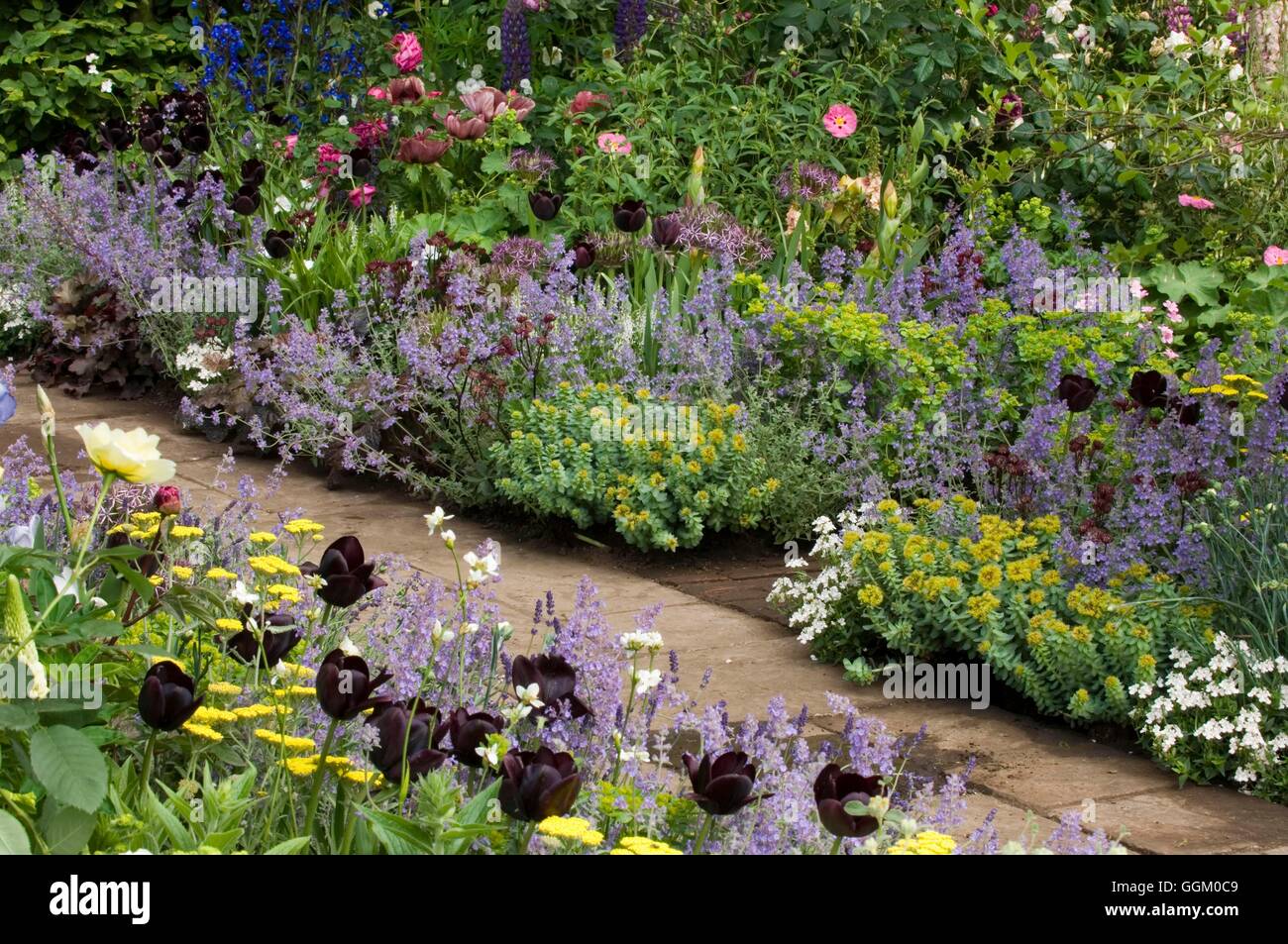Chelsea Flower Show 2007- Il Cristo Beardshaw in giardino - Associazione con Buildbase- - (si prega di credito: Foto Hort/designer ch Foto Stock