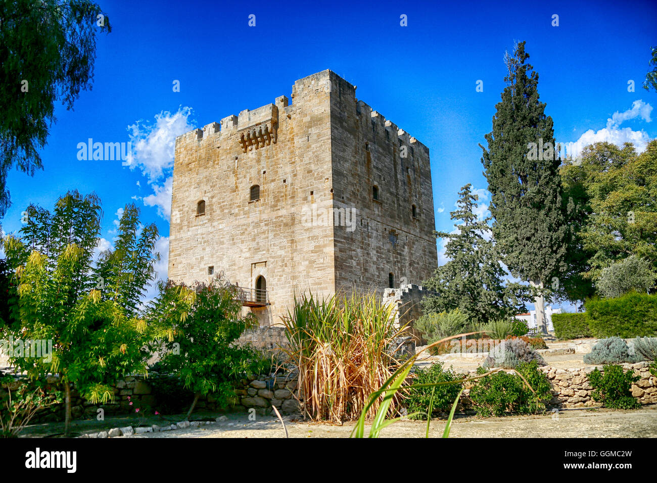 Castello di Kourion Foto Stock