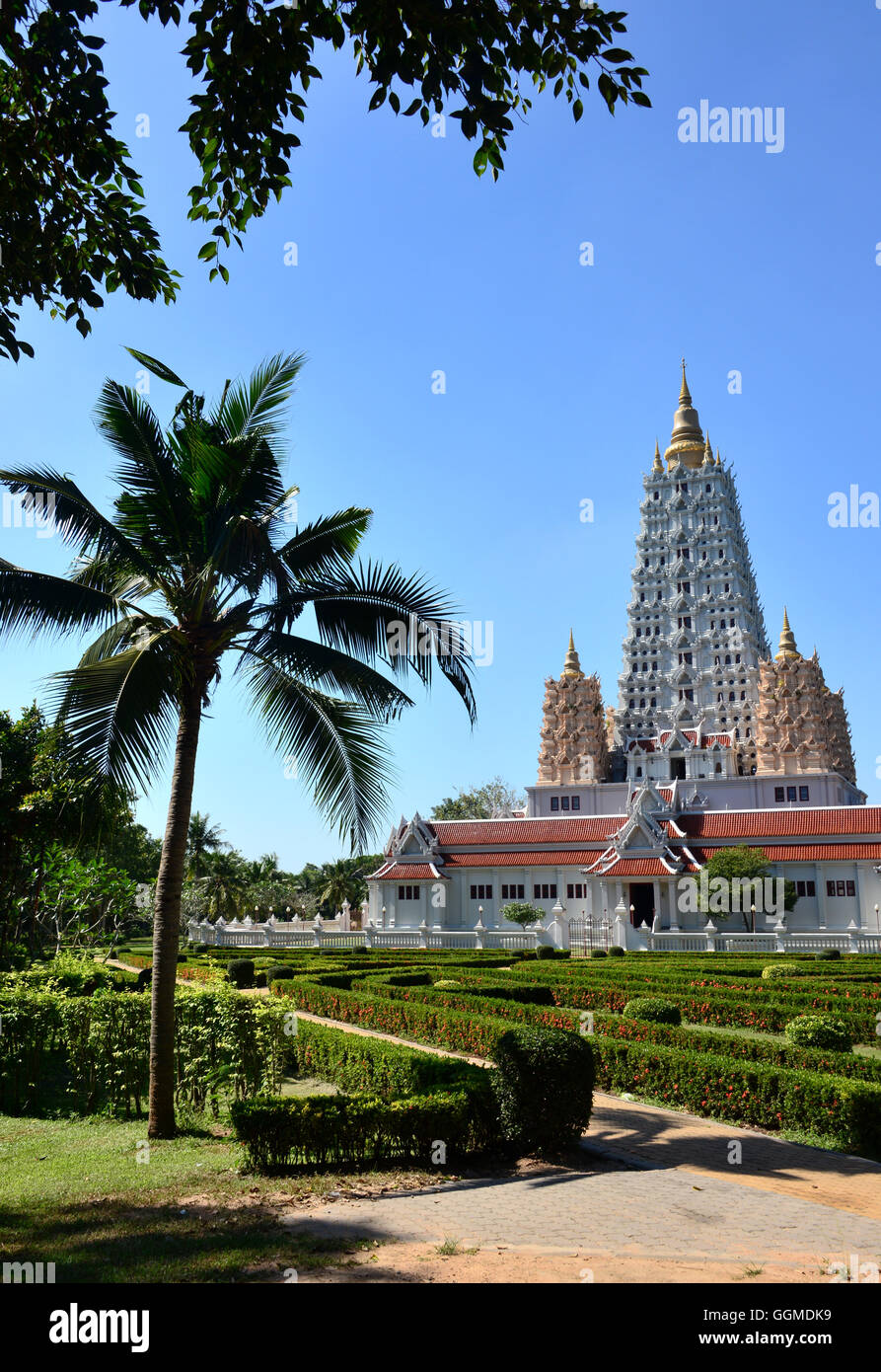 Wat Yangsanworaram vicino a Pattaya, Chon Buri, Golf di thailandia, tailandia Foto Stock