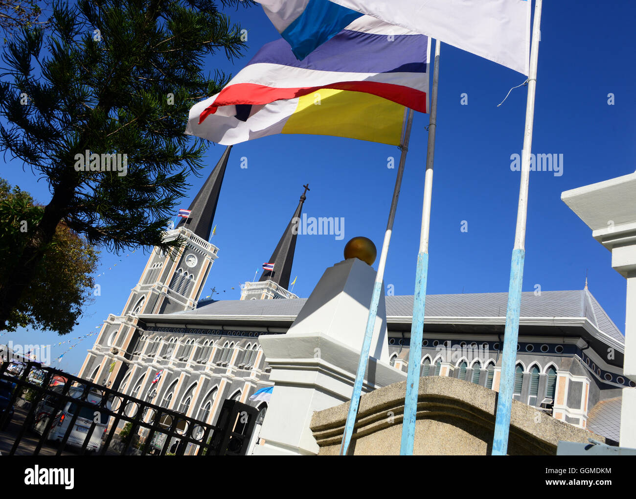 Cattedrale di Chanthaburi, Golf di thailandia, tailandia Foto Stock
