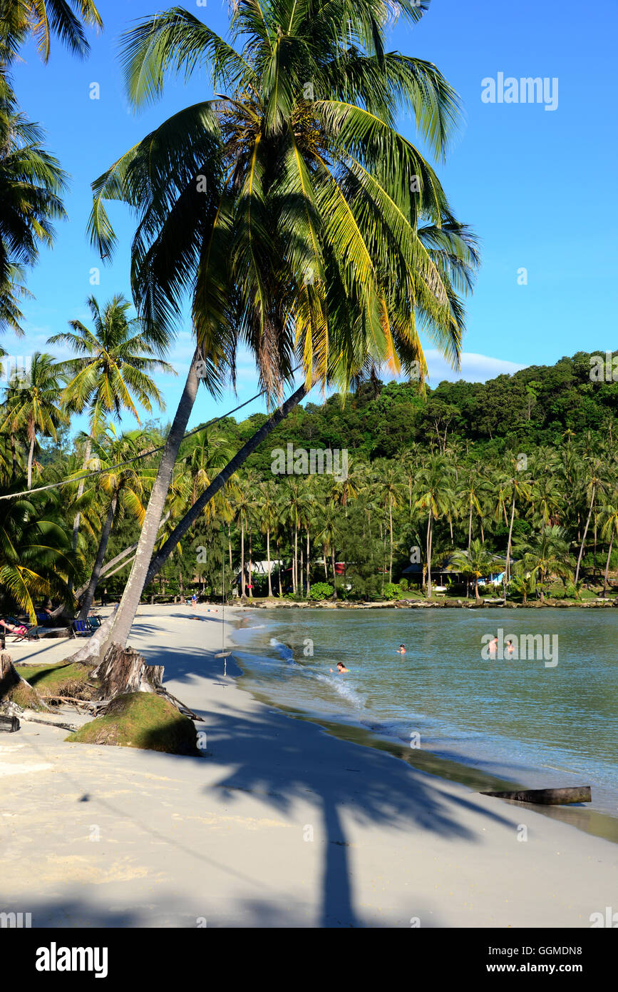 Ao Jak Beach, Isola di attacco del motore di KUT, Golf di thailandia, tailandia Foto Stock