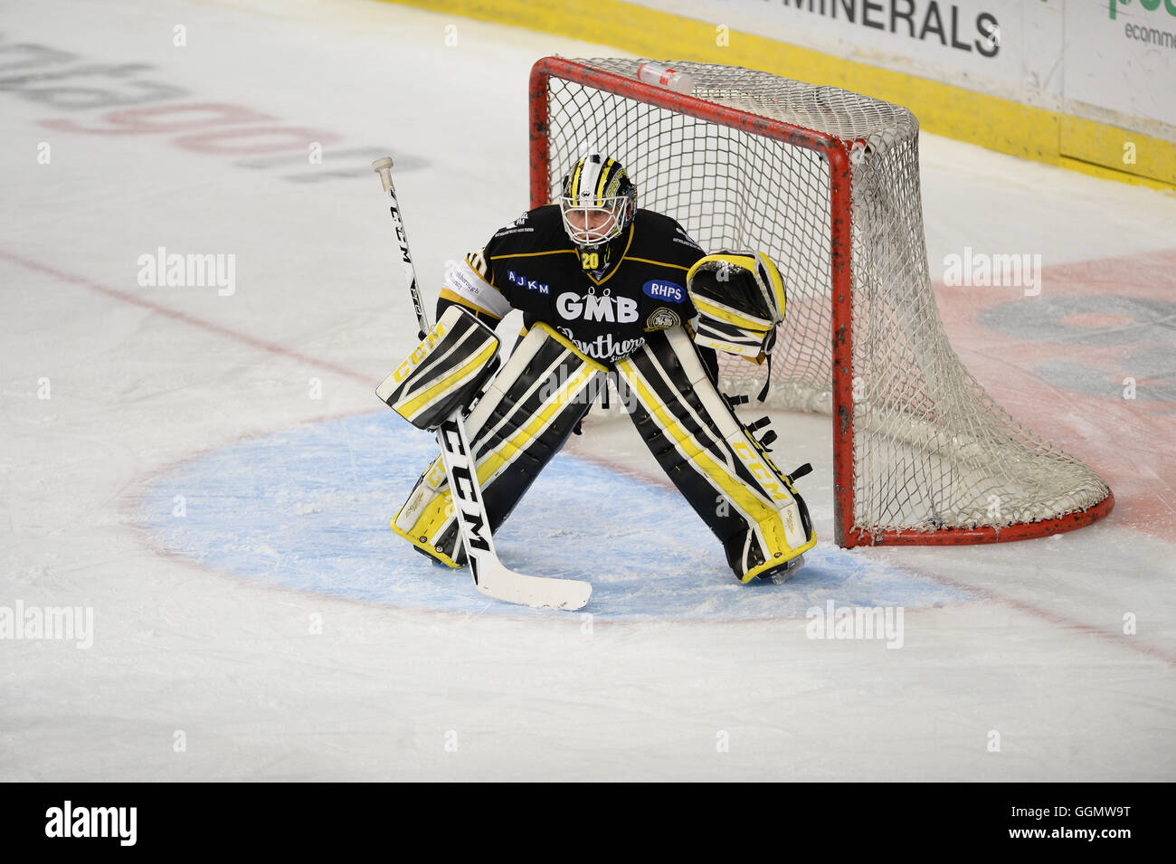 Miika Wiikman di GMB Nottingham Panthers Foto Stock