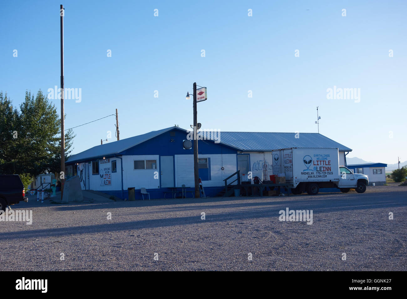 Il piccolo Aleinn. Nevada vicino Area 51. Stati Uniti d'America Foto Stock
