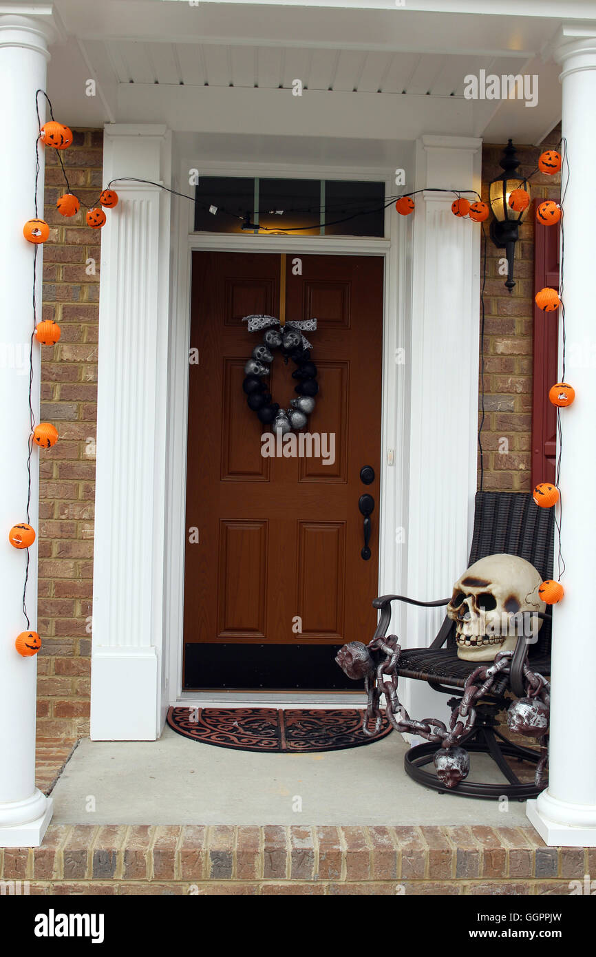 Decorazioni di Halloween Foto Stock