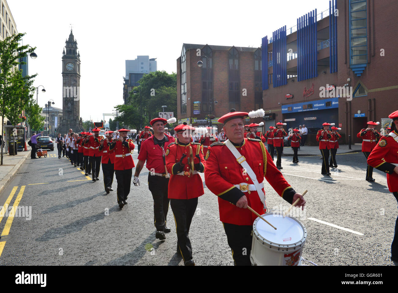 Sfilate di luglio, Belfast Foto Stock