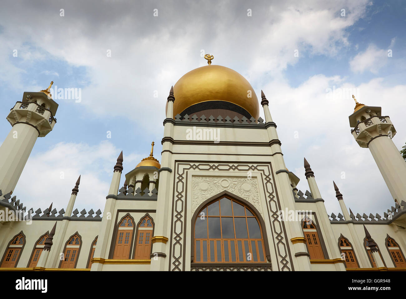 Masjid Moschea di Sultan Kampong Glam, Singapore. Foto Stock