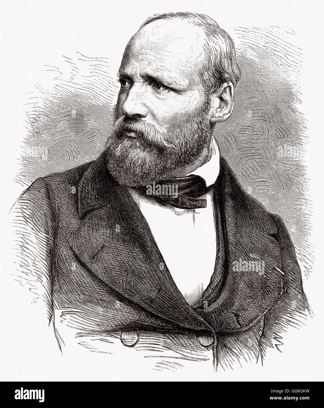 Karl Girardet, 1813-1871, un pittore svizzero e Illustrator Foto Stock
