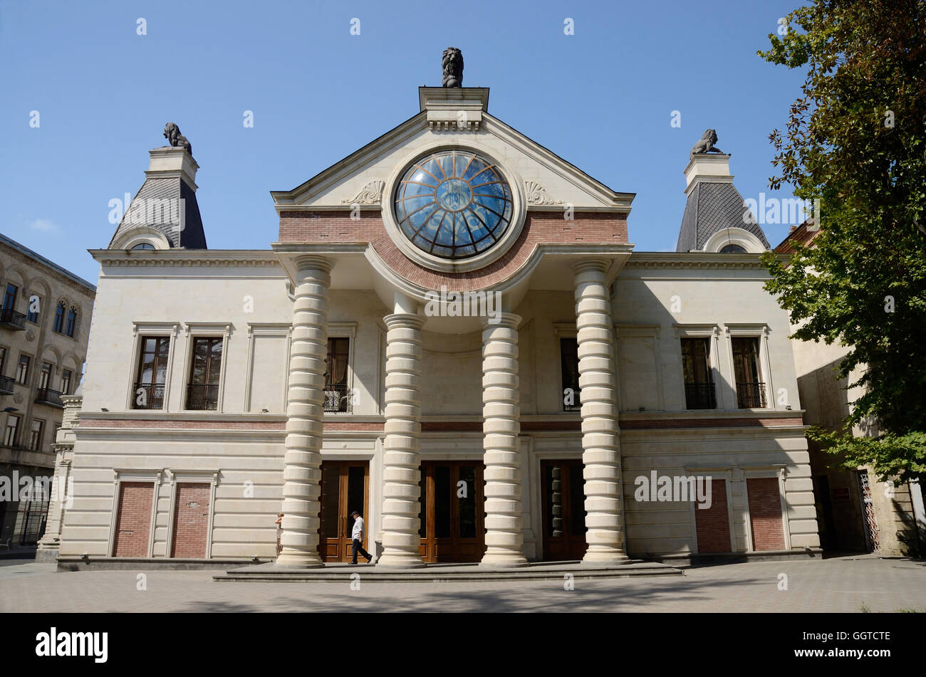 KUTAISI, GEORGIA - 5 Settembre 2014: Vista di Kutaisi Opera House,bellissimo edificio in stile art nouveau.Kutaisi è capitale di Foto Stock