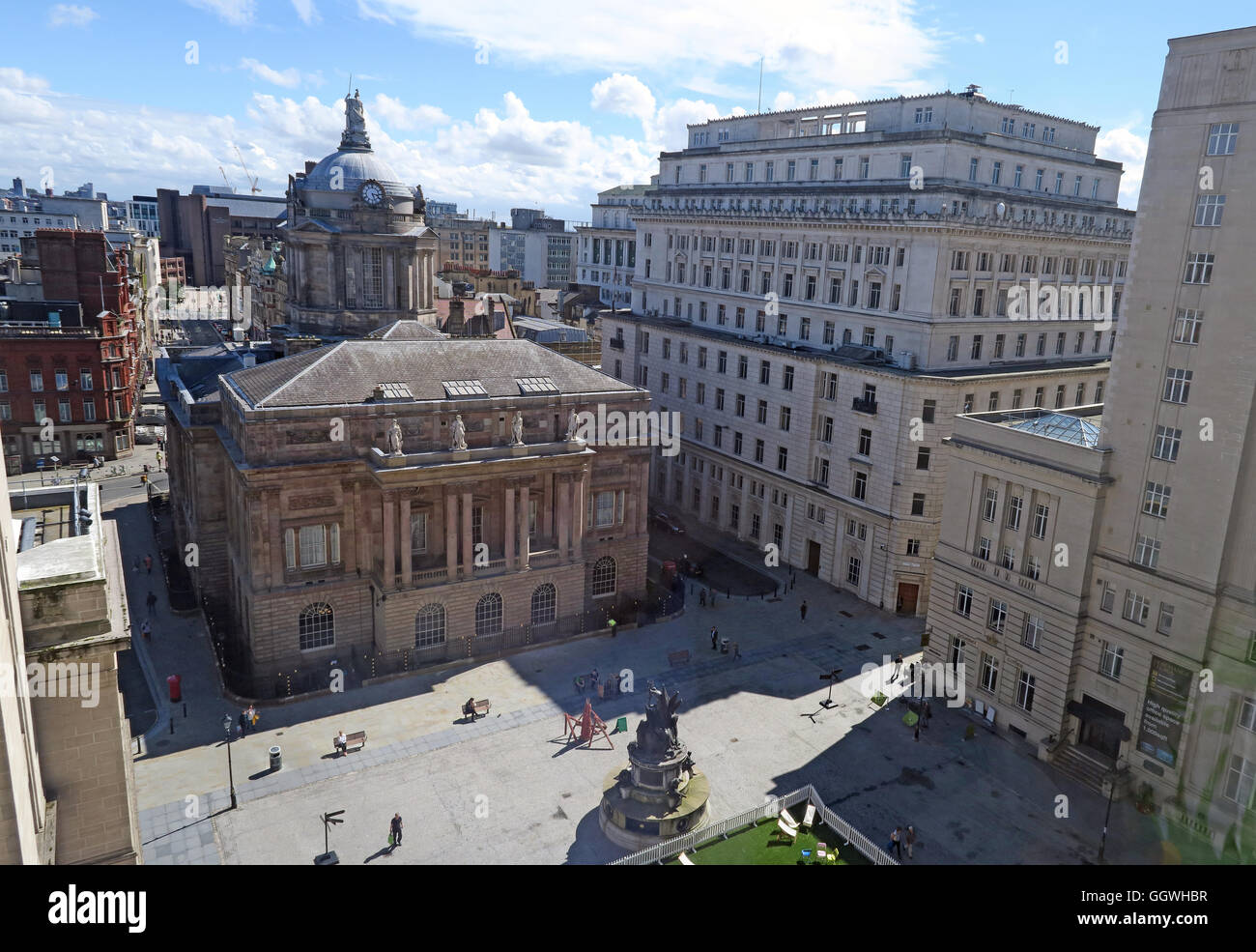 Il Municipio storico di Liverpool, Dale Street, il centro di Liverpool, Merseyside, Inghilterra, REGNO UNITO, L2 3SW Foto Stock