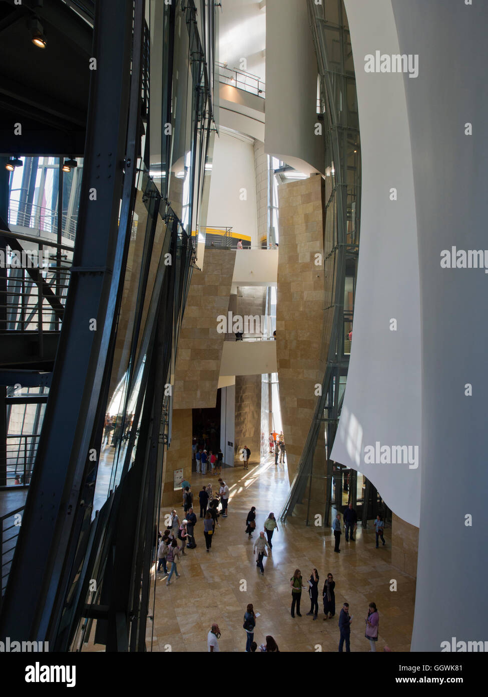 Atrium Interior Guggenheim Museum Bilbao Immagini E Fotografie Stock Ad 