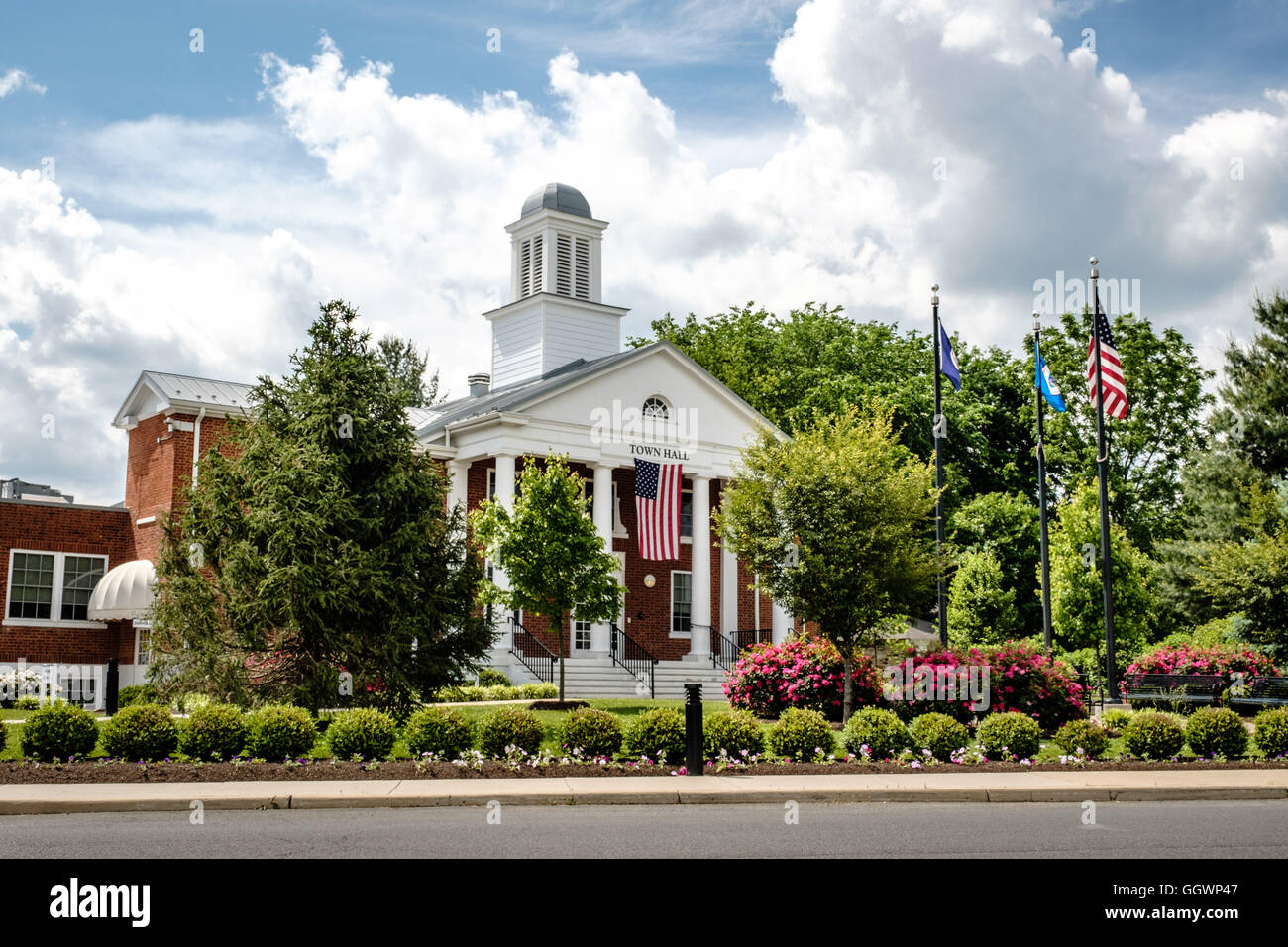 Purcellville Town Hall, 221 South Vivaio Avenue, Purcellville, Virginia Foto Stock