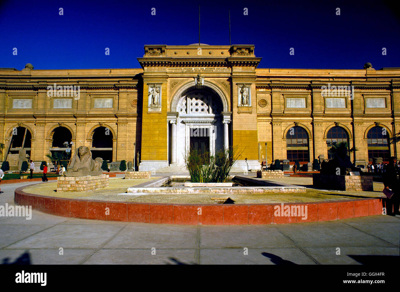 Il Museo Egizio del Cairo in Egitto Foto Stock