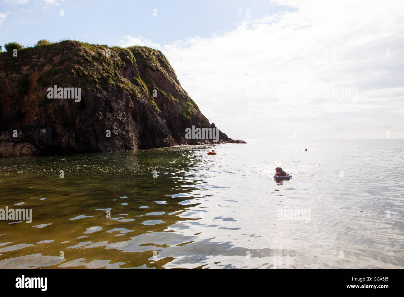 Mouthwell beach, Speranza Cove, South Devon, Inghilterra, Regno Unito. Foto Stock