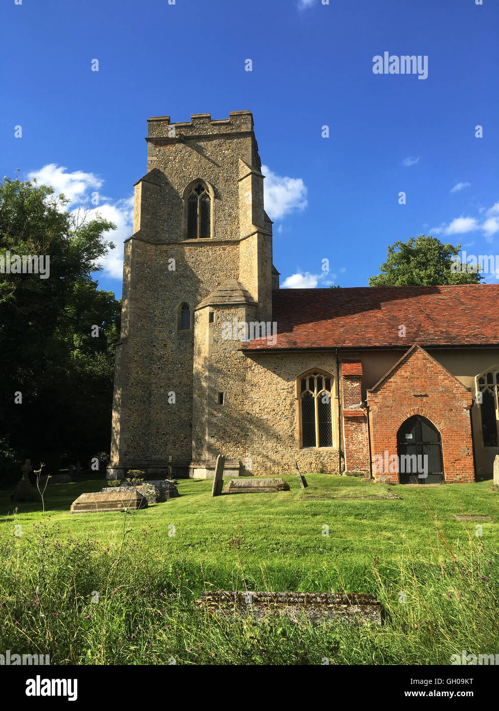 Gran Bretagna Inghilterra Kettlebaston Suffolk chiesa di St Mary Foto Stock