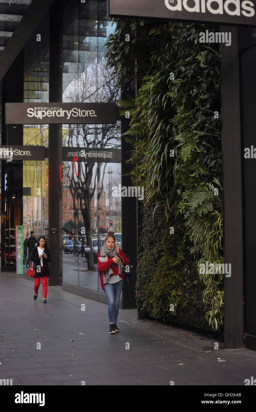 Giardino Verticale Broadway Sydney Foto Stock