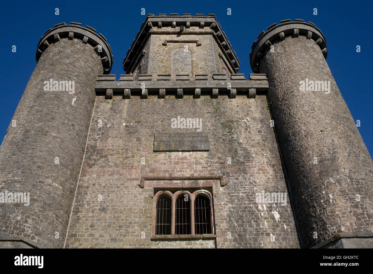 Paxton's Tower, costruito da William Paxton dopo la battaglia di Trafalgar in onore di Lord Nelson Foto Stock