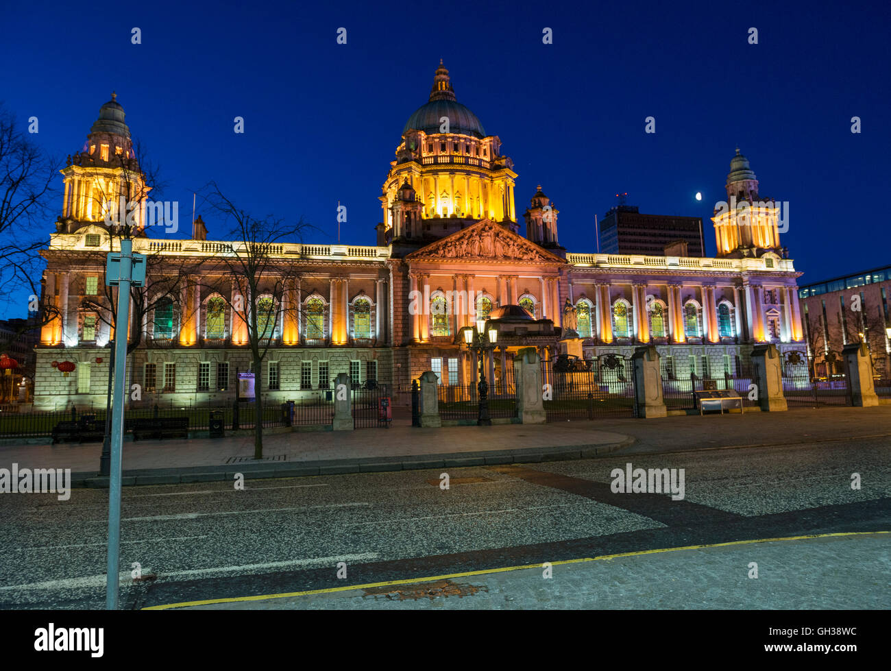 Municipio di Belfast Foto Stock