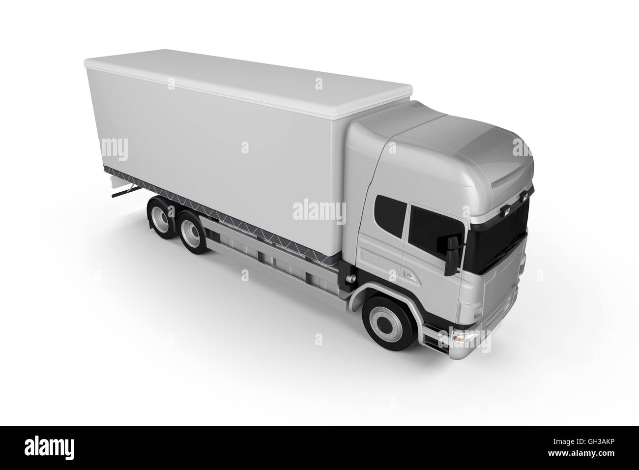 Grande sfondo carrello - Vuoto mock up per il design - 3D illustrazione Foto Stock