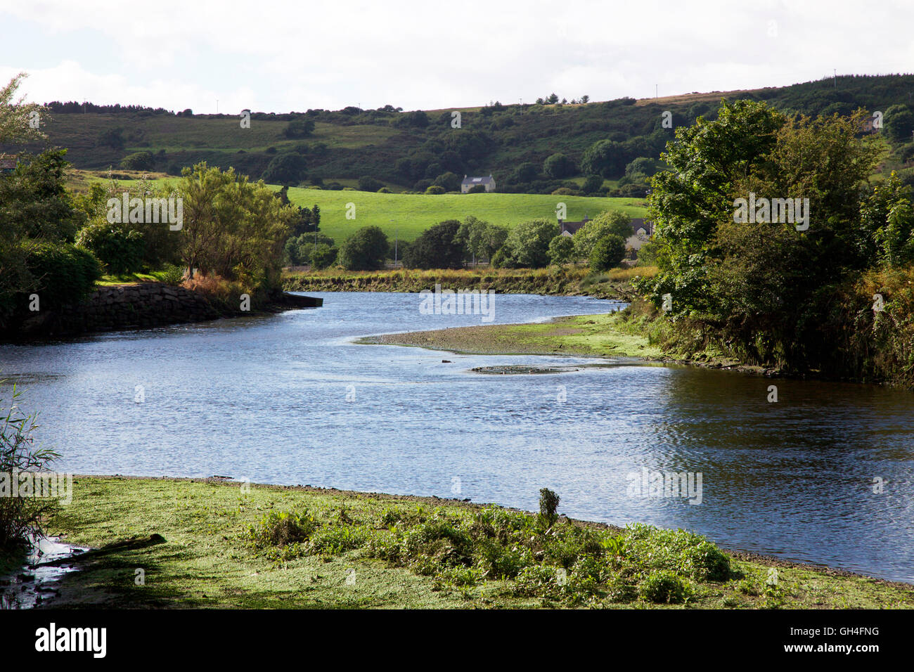 Fiume Ilen a Skibbereen, nella contea di Cork Foto Stock