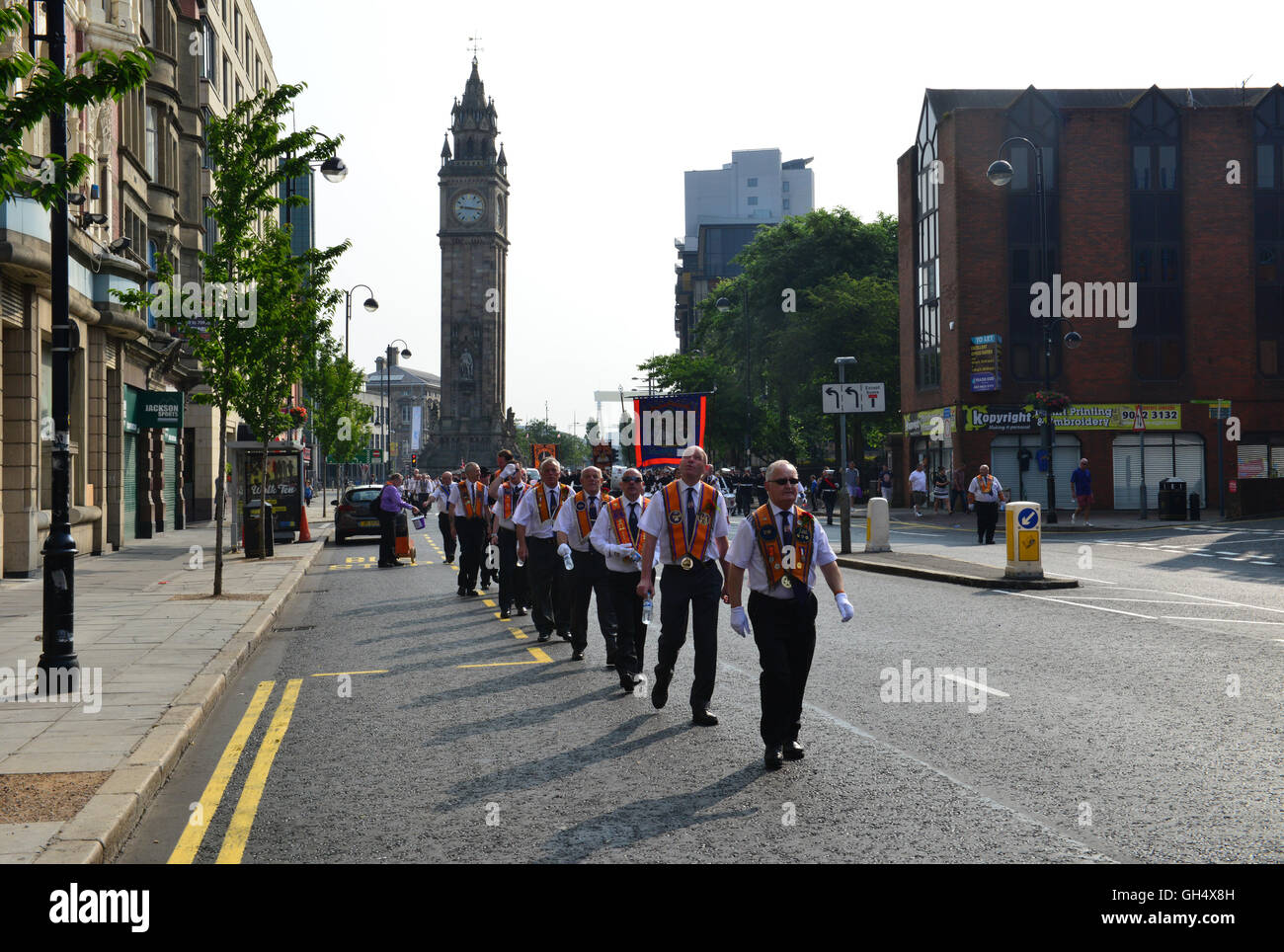 Sfilate di luglio, Belfast Foto Stock