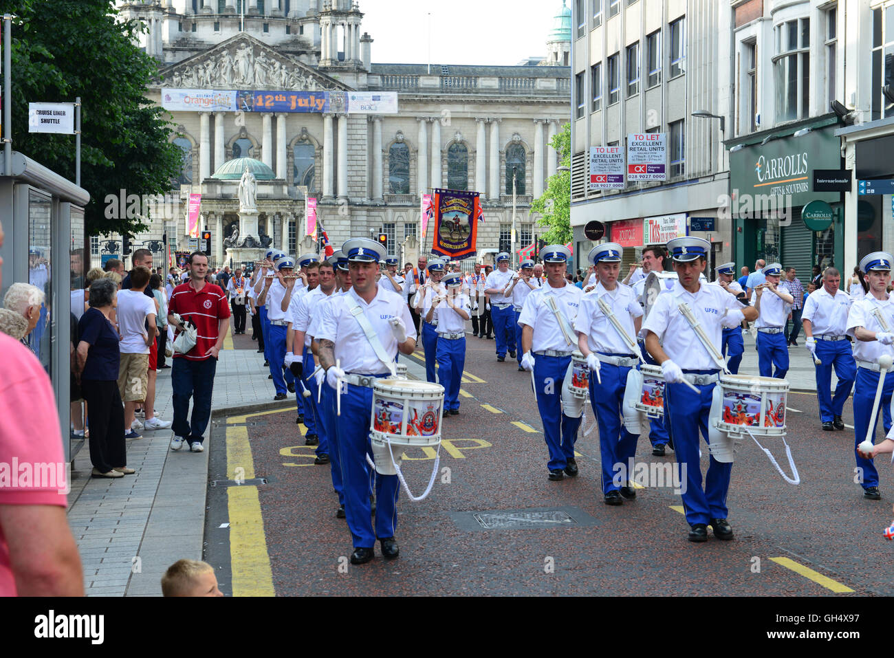 Sfilate di luglio, Belfast Foto Stock